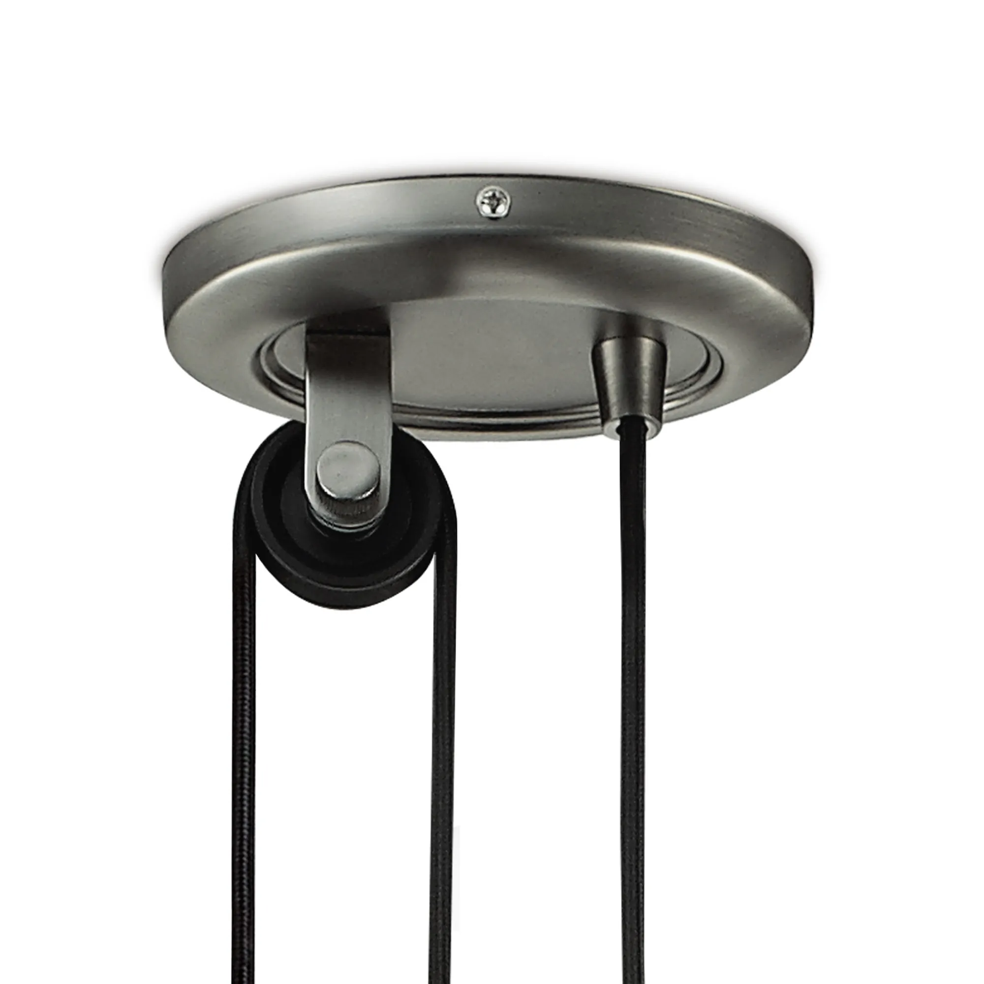 Wellington Pulley System Pendant 1 Light Antique Nickel D0150  Deco Wellington